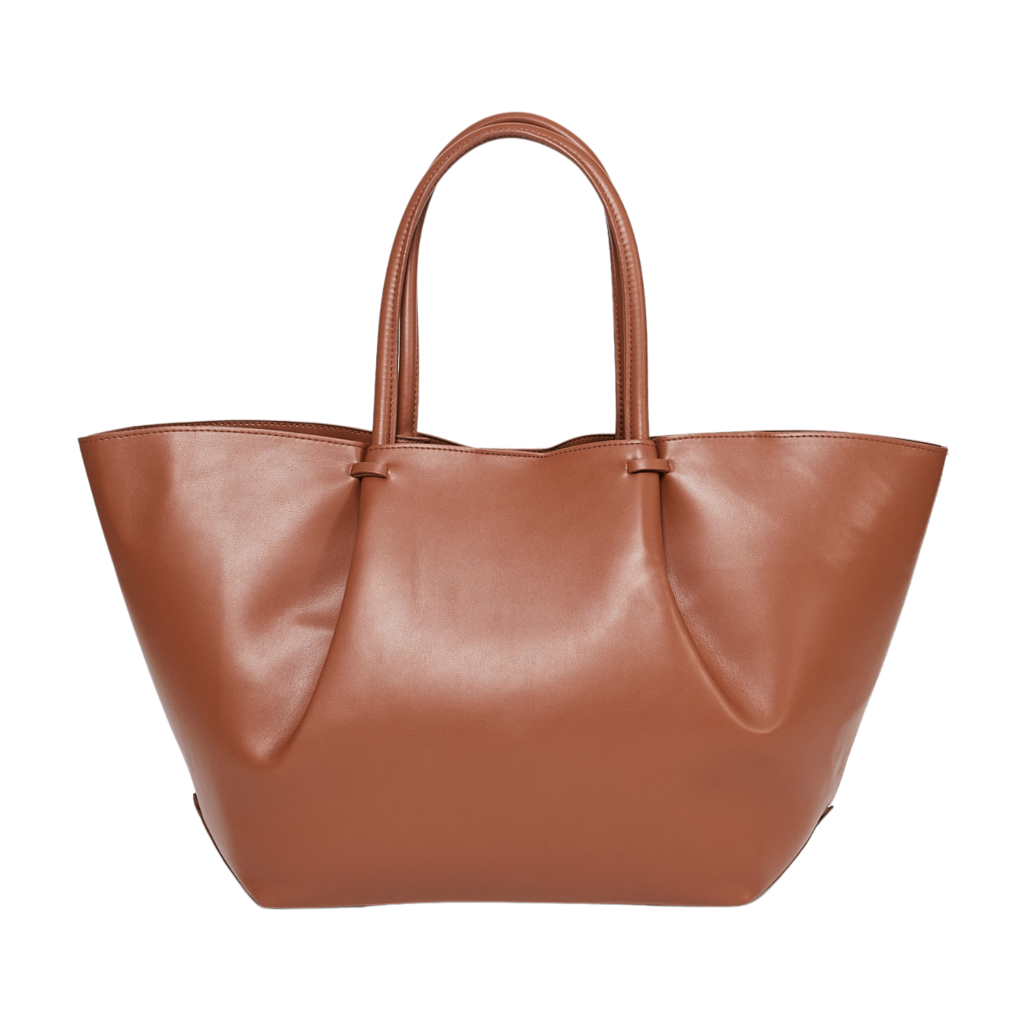 Smooth Leather Carry-All Tote Bag