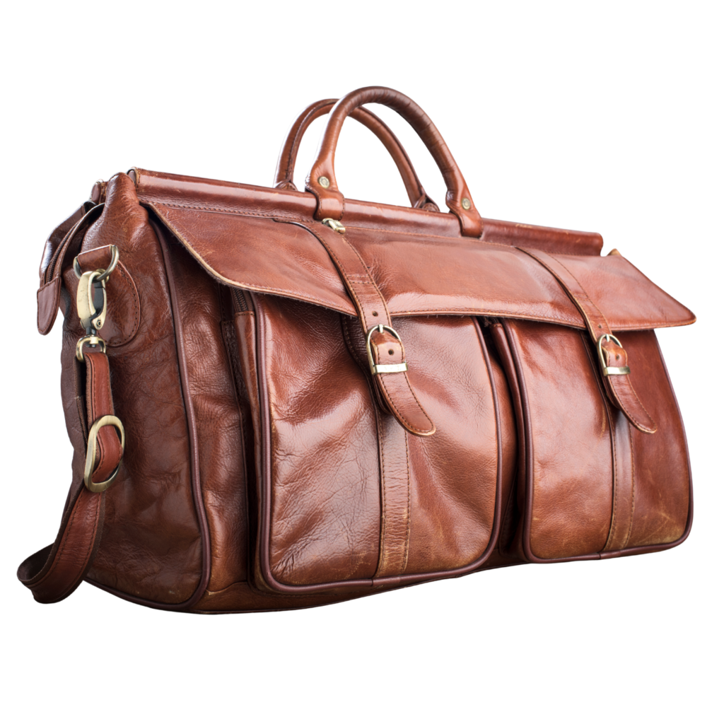 Handmade Leather Travel Shoulder Bag
